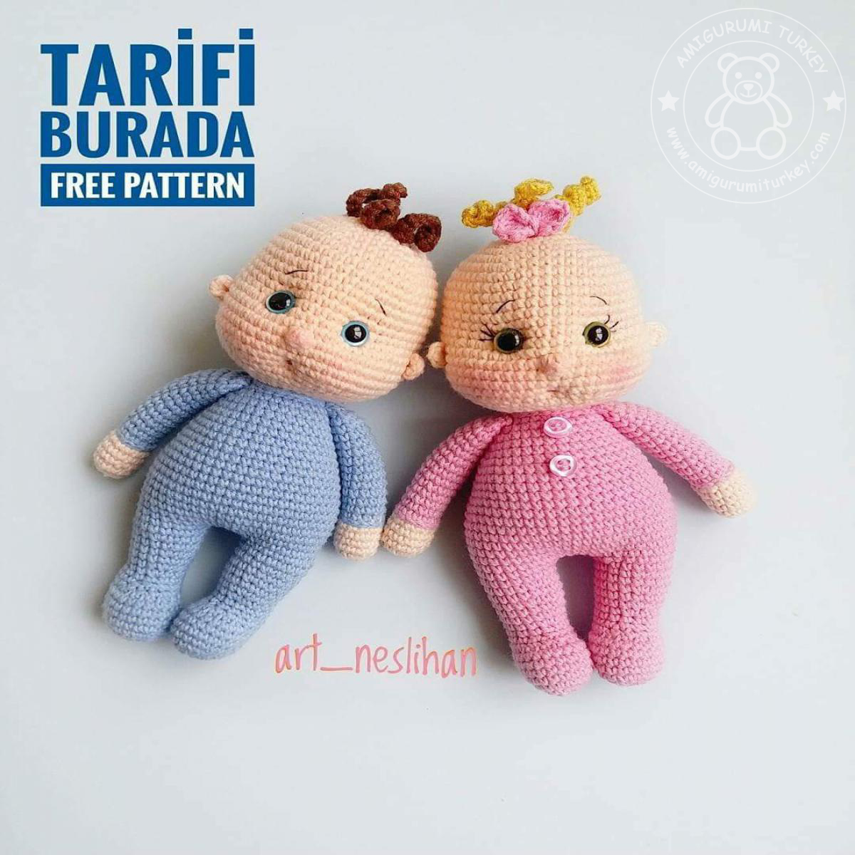 Amigurumi TürkiyeMinik Bebek Tarifi