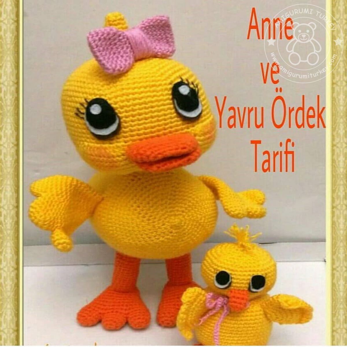 Amigurumi TürkiyeAnne ve Yavru Ördek Tarifi
