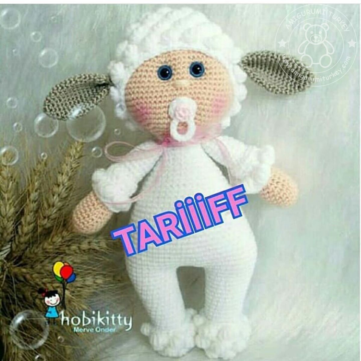 Amigurumi TürkiyeKuzu Kostümlü Bebek Tarifi