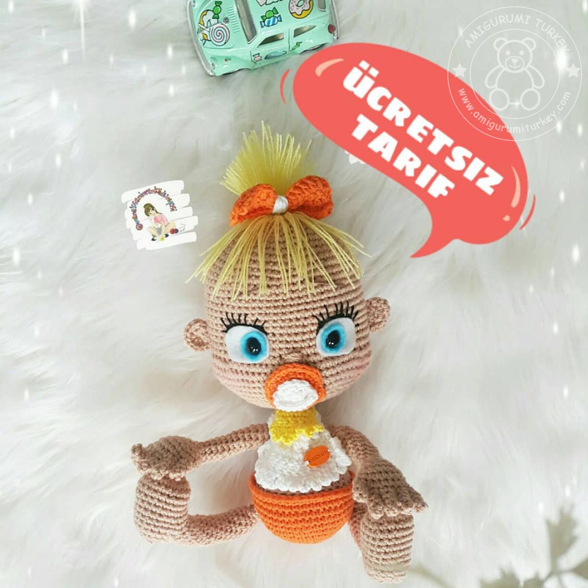 Amigurumi TürkiyePika Bebek Tarifi