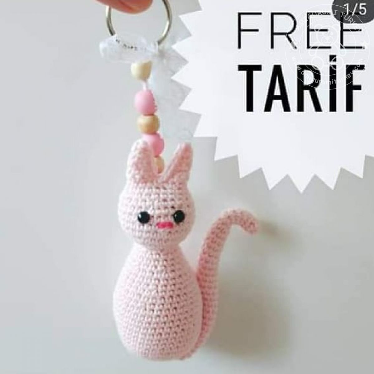 Amigurumi TürkiyeKedi Anahtarlık Tarifi