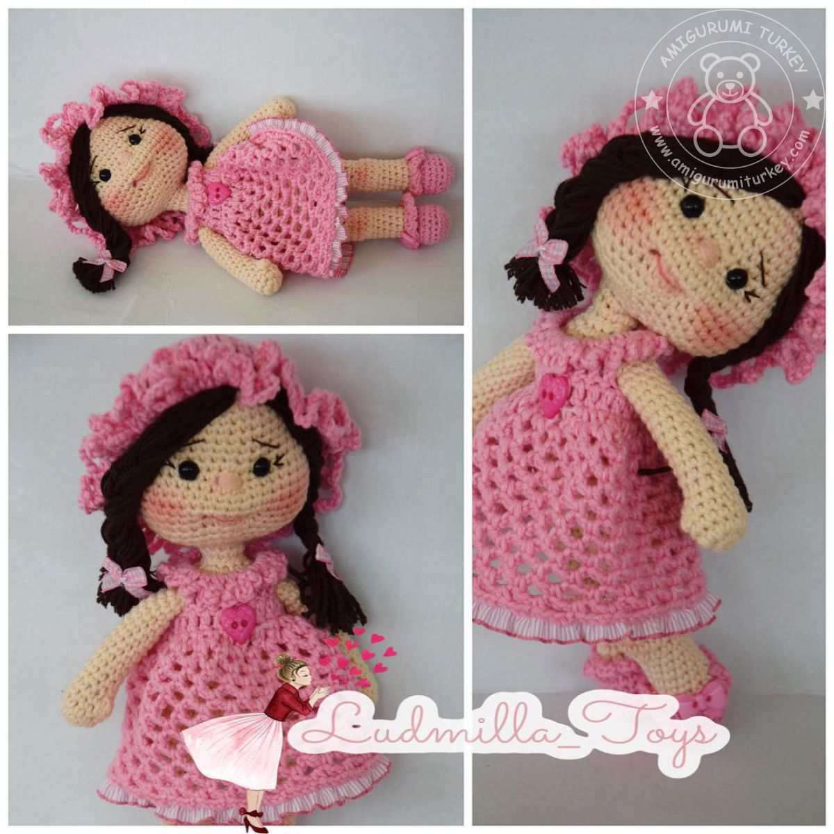 Amigurumi TürkiyeRozi Bebek Tarifi