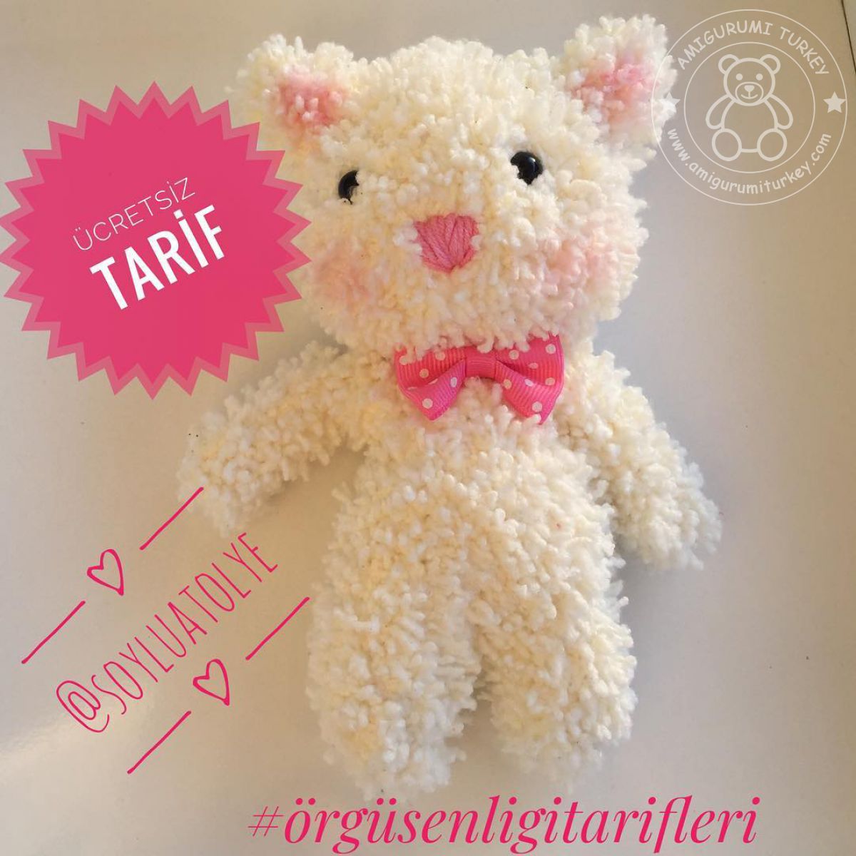 Amigurumi TürkiyePofuduk Kedi Tarifi