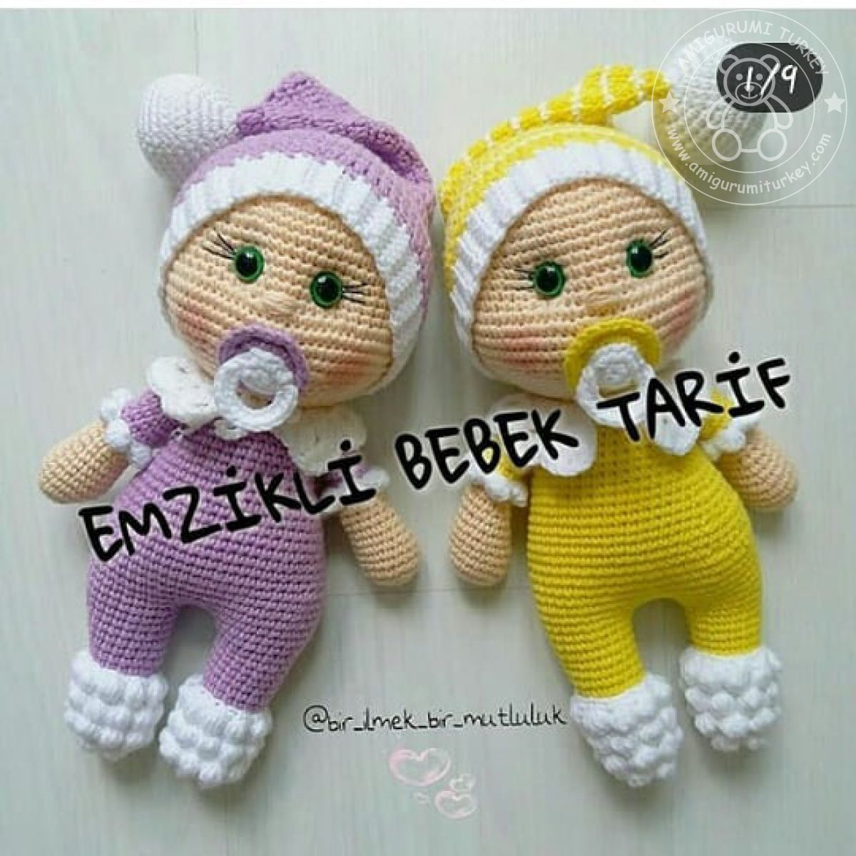 Amigurumi TürkiyeEmzikli Bebek Tarifi