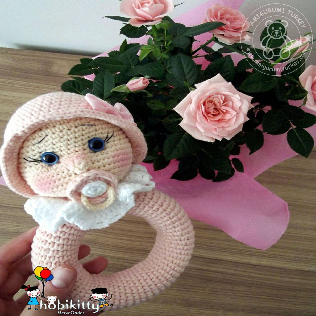 Amigurumi TürkiyeAfacan Bebek Çıngırak Tarifi