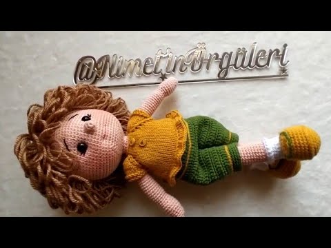 Amigurumi Bahar Bebek/Yüz Şekillendirme Yapımı/4 Bölüm