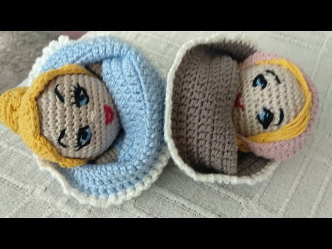 Amigurumi masal kuklası, sindirella yapımı,çift taraflı oyuncak bölüm1