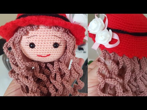 amigurumi  çok kolay peruk ve şapka yapımı