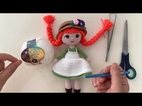 Amigurumi ANNE with an E ( yeşilin kızı) bebek yapımı part 1