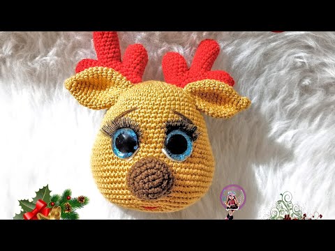 amigurumi geyik-Burun,kulak,boynuz-Nose, ear, horn(Englishsubtitle)