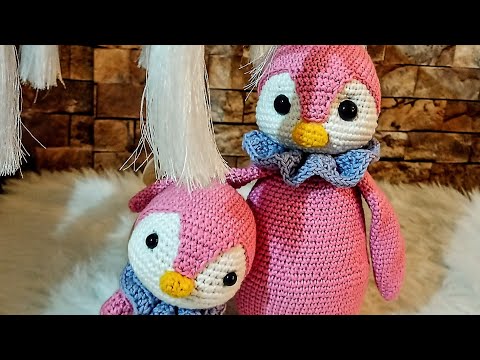 amigurumi penguen yeni doğan set-çıngırak (Englishsubtitle)