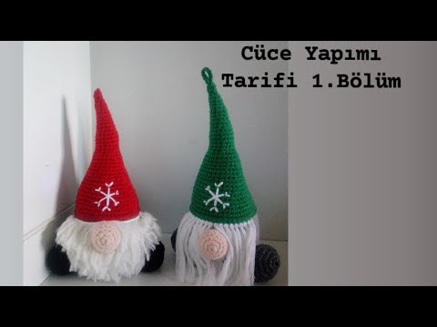 Amigurumi Cüce Yapımı Tarifi Anlatımı 1. Bölüm, DİKİŞSİZ (Gövde ve Şapka)