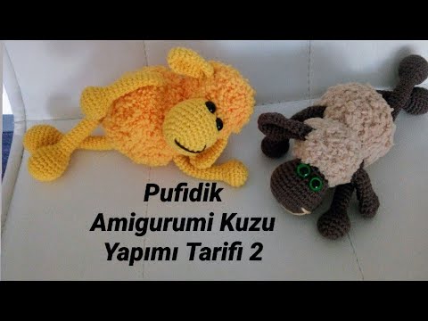 Çok Kolay Pufidik Amigurumi Kuzu Yapımı Tarifi Anlatımı 2 (Gövde Yapımı 2)