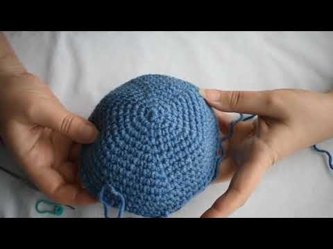 Amigurumi Sevimli Oturan Eşek Tarif - 2 GÖVDE