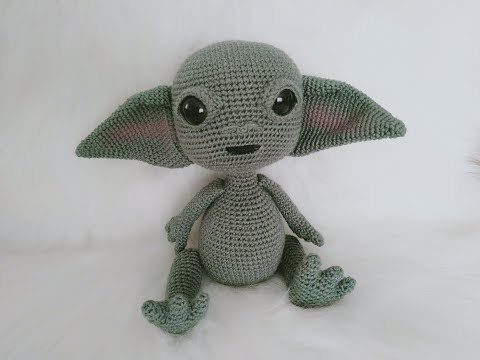 Amigurumi Yoda Bebek Örüyoruz 5. Bölüm // Amigurumi Yoda  Baby We Knit Episode 5