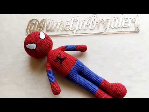 Amigurumi Spıder-Man Yapımı Bölüm 4