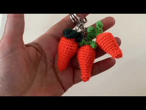 Amigurumi  kolay havuç  anahtarlık yapımı/Amigurumi carrot
