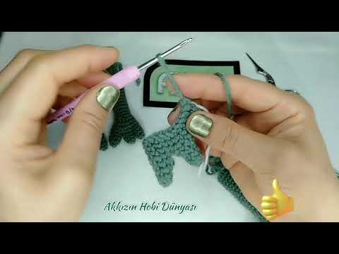 AMİGURUMİ YODA BEBEK ÖRÜYORUZ 2. BÖLÜM // WE KNIT AMIGURUMI YODA BABY CHAPTER 2 #yodabebek