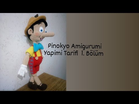 Amigurumi Pinokyo Yapımı Tarifi Anlatımı 1. Bölüm, DİKİŞSİZ (Ayak ve Bacak Yapımı)