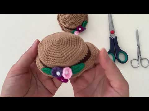 Amigurumi kolay şapka yapımı