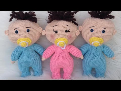 20# Amigurumi emzikli bebek yapılışı / amigurumi cum doll making