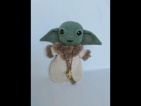 Amigurumi Yoda Bebek Örüyoruz 6. (son) Bölüm // Amigurumi Yoda Baby We Knit 6. (last) Part