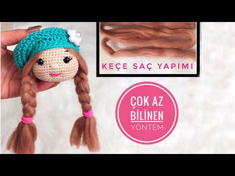 10 DAKIKADA AMIGURUMI  KEÇEDEN SAÇ YAPIMI 