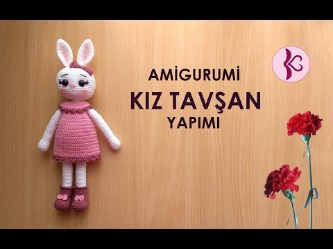 Amigurumi KIZ TAVŞAN Yapımı BÖLÜM 1 / Amigurumi Rabbit Tutorial
