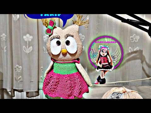 amigurumi baykuş kız cimcime